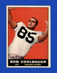Bob Coolbaugh #189 Football Cards 1961 Topps Prices