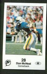 Don McNeal Football Cards 1985 Dolphins Police Prices