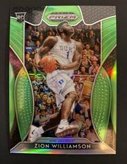 Zion Williamson [Neon Green Prizm] Basketball Cards 2019 Panini Prizm Draft Picks Prices