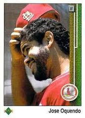 Jose Oquendo #514 Baseball Cards 1989 Upper Deck Prices