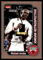 Michael Jordan #MJ-14 Basketball Cards 2008 Fleer Jordan Retrospective Prices