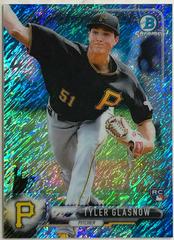 Tyler Glasnow [Rookies Blue Shimmer Refractor] #56 Baseball Cards 2017 Bowman Chrome Mini Prices
