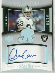 Chris Carr [Autograph] Football Cards 2005 Upper Deck Exquisite Collection Prices