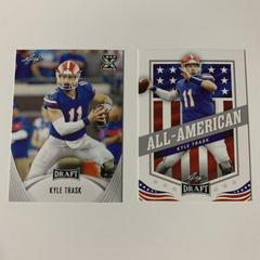 Kyle Trask #5 Football Cards 2021 Leaf Draft Prices