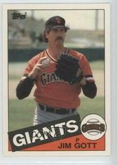Jim Gott #40T Baseball Cards 1985 Topps Traded Prices