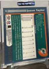 Jason Taylor [Jersey Gold Refractor] #109 Football Cards 2003 Topps Finest Prices