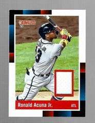 Ronald Acuna Jr. #R88M-RA Baseball Cards 2022 Panini Donruss Retro 1988 Materials Prices