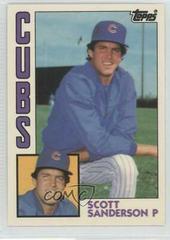 Scott Sanderson Baseball Cards 1984 Topps Traded Prices
