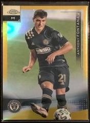 Anthony Fontana [Gold Refractor] Soccer Cards 2021 Topps Chrome MLS Prices