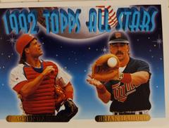 1992 Topps All Stars [Darren Daulton Brian Harper] Baseball Cards 1993 Topps Prices