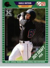 Kahlil Watson [Green] Baseball Cards 2021 Pro Set Prices