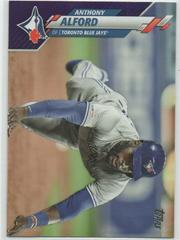 Anthony Alford [Purple] #U-10 Baseball Cards 2020 Topps Update Prices