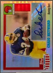 Craig Heyward [Chrome Refractor] #A-CH Football Cards 2005 Topps All American Autograph Prices