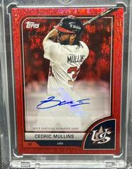 Cedric Mullins [Red Hot] Baseball Cards 2023 Topps World Classic Autographs Prices