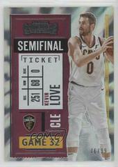 Kevin Love [Semifinal Ticket] #1 Basketball Cards 2020 Panini Contenders Prices