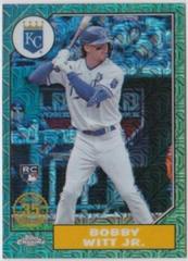 Bobby Witt Jr. [Green] #T87C-34 Baseball Cards 2022 Topps Update 1987 Chrome Prices