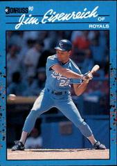 jim eisenreich Baseball Cards 1990 Donruss Best AL Prices
