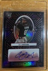 CJ Abrams [Red] #OA-CA Baseball Cards 2022 Panini Chronicles Obsidian Autographs Prices