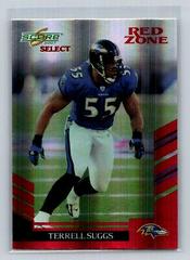 Terrell Suggs [Red Zone] #184 Football Cards 2007 Panini Score Select Prices