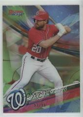 Daniel Murphy [Green Refractor] #4 Baseball Cards 2017 Bowman's Best Prices