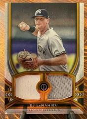 DJ LeMahieu [Gold] #TR-DL Baseball Cards 2023 Topps Tribute Triple Relics Prices