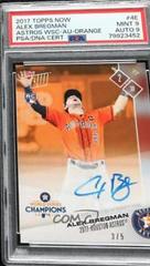 Alex Bregman [Autograph Relic Orange] #851F Baseball Cards 2017 Topps Now Prices
