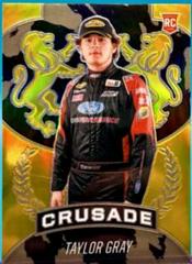 Taylor Gray [Gold] #5 Racing Cards 2021 Panini Chronicles NASCAR Crusade Prices