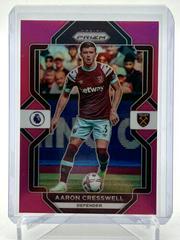 Aaron Cresswell [Pink] #56 Soccer Cards 2022 Panini Prizm Premier League Prices