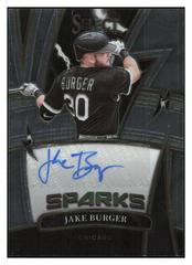 Jake Burger #SS-JB Baseball Cards 2022 Panini Select Sparks Signatures Prices