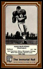 Hugh McElhenny Football Cards 1975 Fleer Hall of Fame Prices