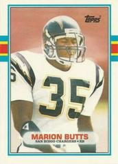 Marion Butts Football Cards 1989 Topps Traded Prices