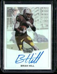Brian Hill [Silver Wave Prismatic] #BA-BH2 Football Cards 2017 Leaf Metal Draft Autographs Prices