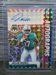 Jaylen Waddle [Choice Fusion Red Yellow] #RA-8 Football Cards 2021 Panini Mosaic Rookie Autographs Prices