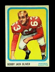 Bobby Jack Oliver Football Cards 1963 Topps CFL Prices