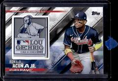 Ronald Acuna Jr. Baseball Cards 2022 Topps Update Special Event Patch Relics Prices