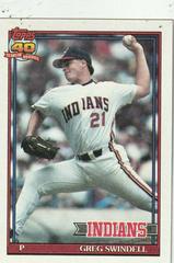 Greg Swindell #445 Baseball Cards 1991 Topps Prices