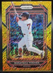 Masataka Yoshida [Gold Shimmer] #1 Baseball Cards 2023 Panini Prizm Prices