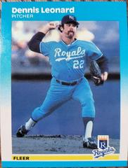 Dennis Leonard #374 Baseball Cards 1987 Fleer Prices