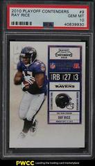 Ray Rice #9 Football Cards 2010 Playoff Contenders Prices
