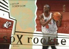 Linton Johnson [Spectrum] Basketball Cards 2003 Spx Prices