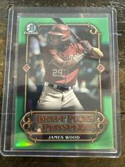 James Wood [Green] #DPP-16 Baseball Cards 2023 Bowman Draft Picks & Prospects Prices