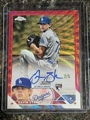 Gavin Stone [Red] #RA-GS Baseball Cards 2023 Topps Chrome Update Rookie Autographs Prices