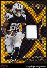 CeeDee Lamb [Gold] #SS-9 Football Cards 2022 Panini Select Swatches Prizm Prices