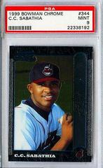 C. C. Sabathia #344 Baseball Cards 1999 Bowman Chrome Prices