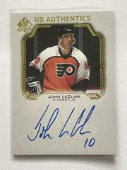 John LeClair Hockey Cards 2021 SP Authentic UD Autographs Prices