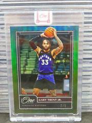 Gary Trent Jr. [Green] Basketball Cards 2020 Panini One and One Prices