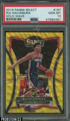 Rui Hachimura [Gold Wave] #187 Basketball Cards 2019 Panini Select Prices