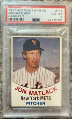 Jon Matlack [Hand Cut] #114 Baseball Cards 1977 Hostess Prices