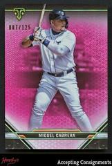 Miguel Cabrera [Tourmaline] #12 Baseball Cards 2021 Topps Triple Threads Prices