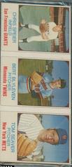 Blyleven, Seaver, Speier [Hand Cut Panel] Baseball Cards 1975 Hostess Prices